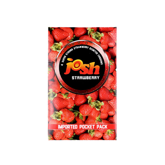 Josh Strawberry Condom pack of 3